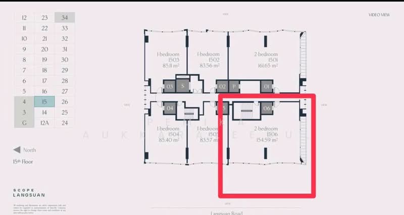 Scope Langsuan, Bangkok, Soi Lang Suan, Lumphini, Pathum Wan, Bangkok, 2 Bedrooms, 155 sqm, Condo For Sale, by Pemika Aukkaraleekul, 500372520 - DDproperty.com