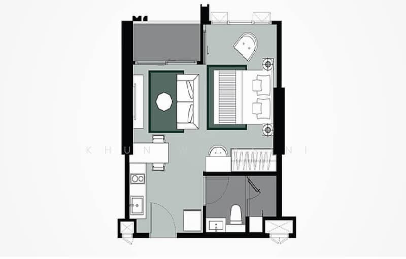 Whizdom Station Ratchada-Thapra, Bangkok, Ratchada Road, Dao Khanong, Thon Buri, Bangkok, 1 Bedroom, 33 sqm, Condo For Sale, by Khun Wilasini, 500372672 - DDproperty.com