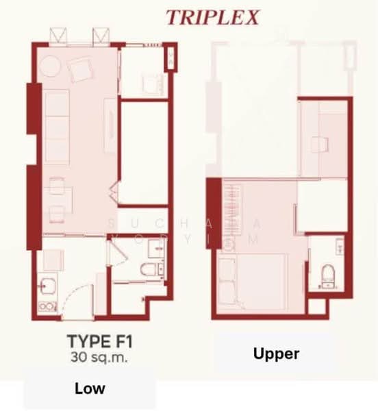 Aspire Huai Khwang, Bangkok, 388 Pracha Songkhrao 45 Alley, Din Daeng, Bangkok, 1 Bedroom, 30 sqm, Condo For Sale, by Suchada Yodyiem, 500373219 - DDproperty.com