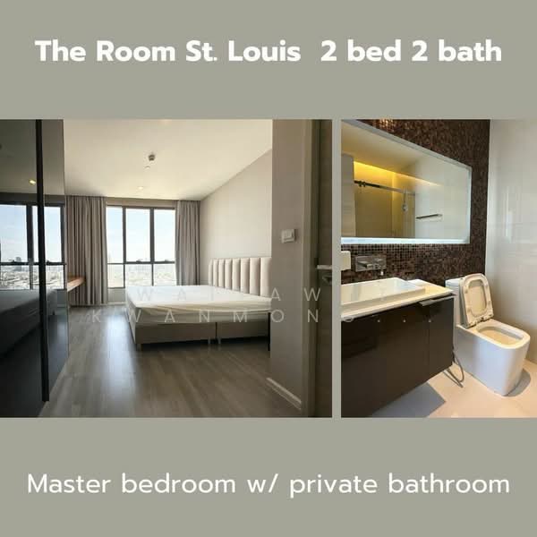 The Room Sathorn-St.Louis, Bangkok, 55 Soi Chan 18/7 Chan Road, Thung Wat Don, Sathon, Bangkok, 2 Bedrooms, 67 sqm, Condo For Rent, by Waiyawut Kwanmongkhol, 500373376 - DDproperty.com