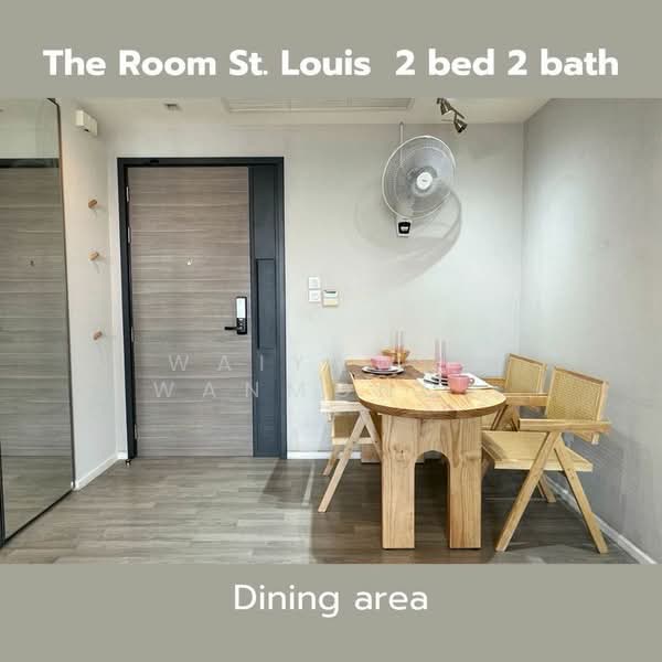The Room Sathorn-St.Louis, Bangkok, 55 Soi Chan 18/7 Chan Road, Thung Wat Don, Sathon, Bangkok, 2 Bedrooms, 67 sqm, Condo For Rent, by Waiyawut Kwanmongkhol, 500373376 - DDproperty.com