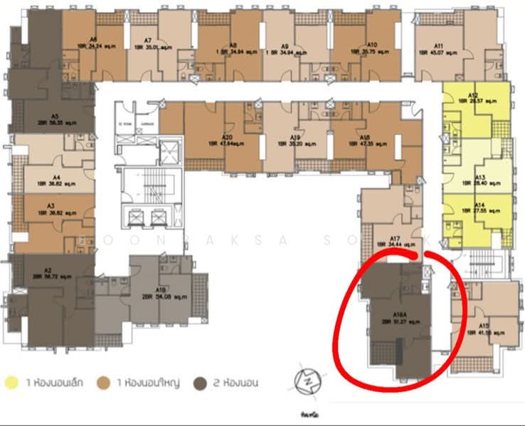 Motif Condo, Bangkok, 219 Thanon Intharaphithak, Bang Yi Rua, Thon Buri, Bangkok, 2 Bedrooms, 51 sqm, Condo For Rent, by Boonraksa Sopak, 500373384 - DDproperty.com