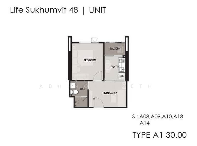 Life Sukhumvit 48, Bangkok, Soi Sukhumvit 48, Phra Kanong, Khlong Toei, Bangkok, 1 Bedroom, 30 sqm, Condo For Sale, by Intouch Abhinorasaeth, 500374274 - DDproperty.com