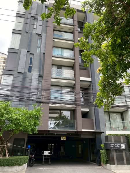 Socio Reference 61, Bangkok, Sukhumvit 61, Khlongtoei Nua, Watthana, Bangkok, 1 Bedroom, 28 sqm, Condo For Rent, by Natlyn Kongsapook, 500374596 - DDproperty.com