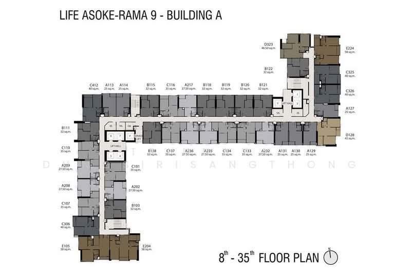 Life Asoke-Rama 9 : ไลฟ์ อโศก พระราม 9, กรุงเทพ, 626 ถนนอโศก-ดินแดง แขวงมักกะสัน เขตราชเทวี กรุงเทพมหานคร, มักกะสัน, ราชเทวี, กรุงเทพ, 32 ตร.ม., คอนโด ขาย, โดย Trinnaya Dungsirisangthong, 500375059 - DDproperty.com