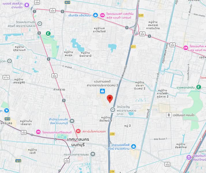 Prachaniwet 3 : ประชานิเวศน์ 3, นนทบุรี, ถนนประชานิเวศน์ 3, ท่าทราย, เมืองนนทบุรี, นนทบุรี, 120 ตร.ม., บ้านเดี่ยว ขาย, โดย Sirithong Saetang, 500375590 - DDproperty.com