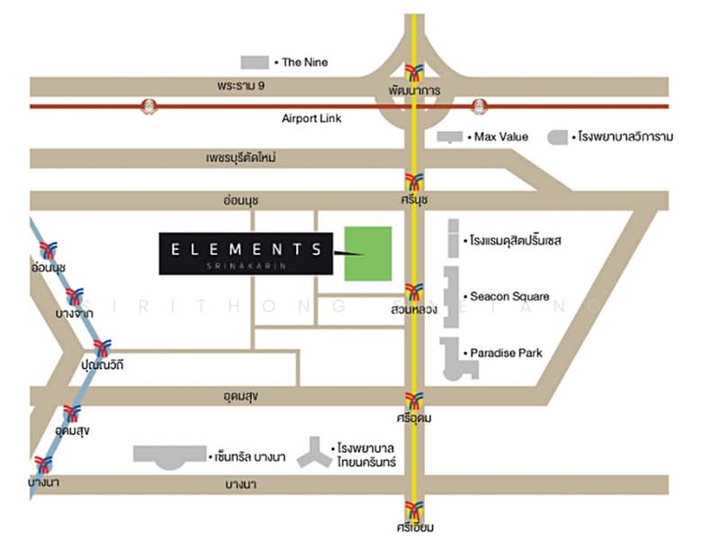 Elements Srinakarin, Bangkok, 43-1 Soi Supaphong 3, Intersection 4, Srinakarin Road, Nong Bon, Prawet, Bangkok, 1 Bedroom, 38 sqm, Condo For Rent, by Sirithong Saetang, 500375897 - DDproperty.com