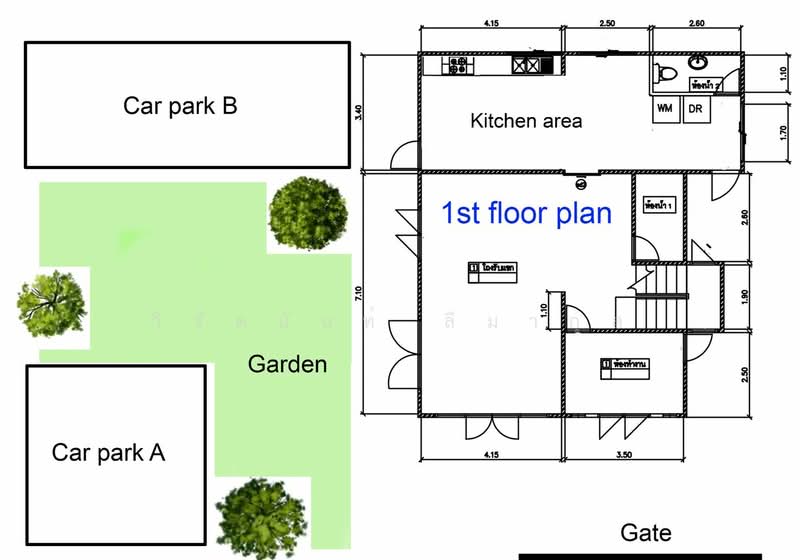 Single House Charansanitwong 75, Bangkok, Bang Phlat, Bangkok, 4 Bedrooms, 290 sqm, Single Detached House For Rent, by wirattanun leemakul Mew, 500375996 - DDproperty.com