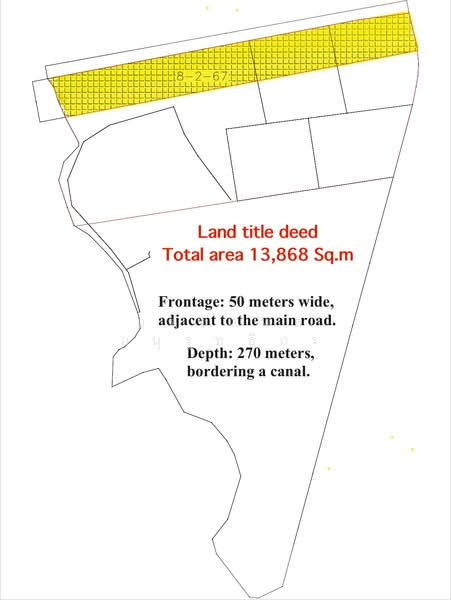 ที่ดินสวย ติดถนนหลัก ทับใต้ หัวหิน, Prachuap Khiri Khan, Thap Tai, Hua Hin, Prachuap Khiri Khan, , 13,868 sqm, Land For Sale, by อรรถพล อนุรุทธิกร, 500376955 - DDproperty.com