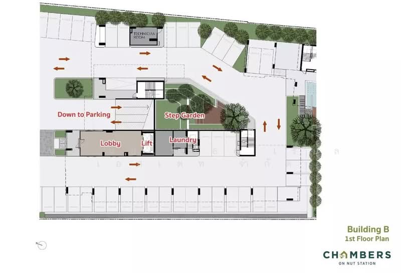 Chambers On-Nut Station, Bangkok, Soi Sukhumvit 81, Sukhumvit Road, Phra Kanong Nua, Watthana, Bangkok, 1 Bedroom, 26 sqm, Condo For Sale, by AREA66 Real Estate Co.,Ltd, 500377823 - DDproperty.com