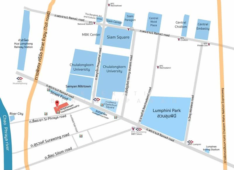 Wish @ Samyan, Bangkok, 18 Siphaya Road, Maha Phrutharam, Bang Rak, Bangkok, 2 Bedrooms, 80 sqm, Condo For Sale, by Keerati Benjasupawan, 500377933 - DDproperty.com