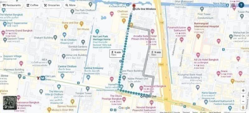 Life One Wireless, Bangkok, 1 Wireless Road, Lumphini, Pathum Wan, Bangkok, 2 Bedrooms, 63 sqm, Condo For Rent, by Nakarin Sookpaiboon, 500379264 - DDproperty.com