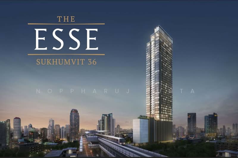 The Esse Sukhumvit 36 : ดิ เอส สุขุมวิท 36, กรุงเทพ, ซอยสุขุมวิท 36 ถนนสุขุมวิท, พระโขนง, คลองเตย, กรุงเทพ, 38 ตร.ม., คอนโด ให้เช่า, โดย Noppharuj Nunta, 500379304 - DDproperty.com