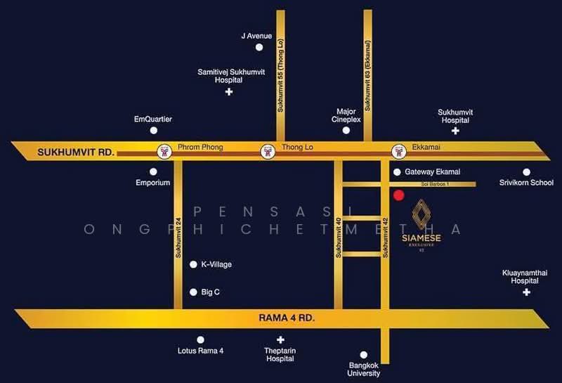 Siamese Exclusive 42, Bangkok, 19 Sukhumvit 42, Khlong Toei, Bangkok, 2 Bedrooms, 74 sqm, Condo For Rent, by Pensasi Ongphichetmetha, 500380386 - DDproperty.com