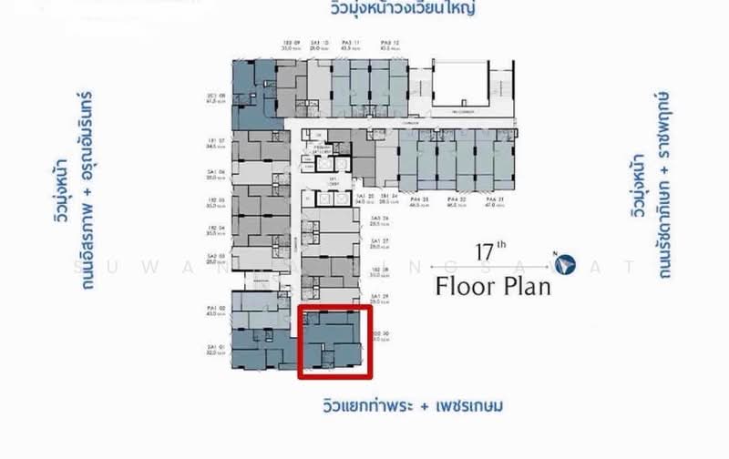 Supalai Lite Thaphra-Wongwian Yai, Bangkok, 39 Phet Kasem Rd, Wat Tha Pra, Bangkok Yai, Bangkok, 2 Bedrooms, 63 sqm, Condo For Rent, by Suwanna Singsawat, 500380400 - DDproperty.com