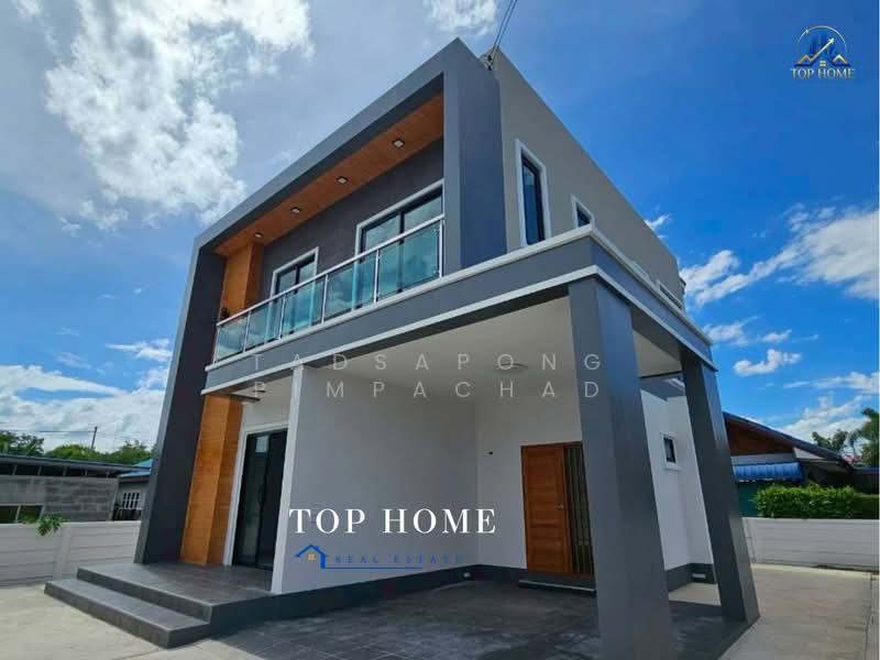 ขายด่วน! บ้านเดี่ยว 2 ชั้น มือหนึ่ง สไตล์ Modern Luxury หลังริมใน บรรยากาศเงียบสงบ เป็นส่วนตัว, Khon Kaen, Chai So, Chum Phae, Khon Kaen, 3 Bedrooms, 150 sqm, Single Detached House For Sale, by Tadsapong Pimpachad, 500380679 - DDproperty.com