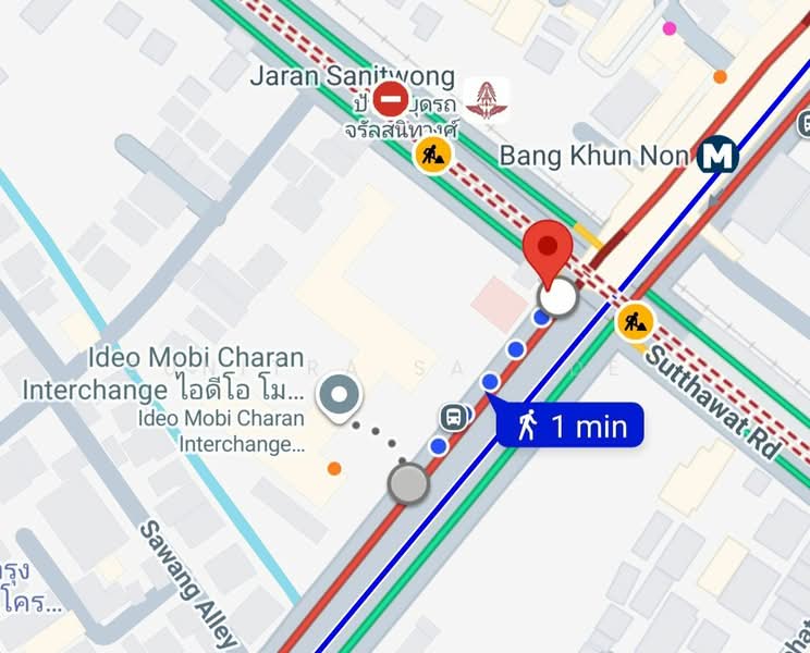 IDEO Mobi Charan Interchange : ไอดีโอ โมบิ จรัญ-อินเตอร์เชนจ์, กรุงเทพ, 531 ถนนจรัญสนิทวงศ์, บางขุนศรี, บางกอกน้อย, กรุงเทพ, 23 ตร.ม., คอนโด ให้เช่า, โดย Sunitra Sachdev, 500380929 - DDproperty.com