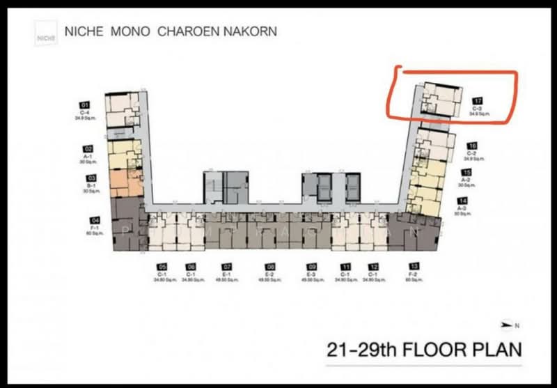 Niche Mono Charoen Nakorn, Bangkok, Charoen Nakhon Road, Dao Khanong, Thon Buri, Bangkok, 1 Bedroom, 35 sqm, Condo For Sale, by Penpicha Phumprachian, 500381231 - DDproperty.com