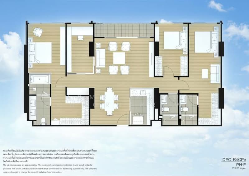 IDEO Sukhumvit Rama 4, Bangkok, Soi Sukhumvit 44, Sukhumvit Road, Phra Kanong, Khlong Toei, Bangkok, 3 Bedrooms, 106 sqm, Condo For Sale, by Chomratkamol Soontorntarawong (Gor), 500381327 - DDproperty.com