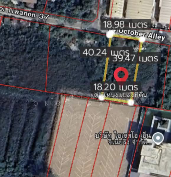 Tiwanon 37, Nonthaburi, -, Tha-Sai, Muang Nonthaburi, Nonthaburi, , 708 sqm, Land For Sale, by Jintana Ongsurakul, 500382642 - DDproperty.com