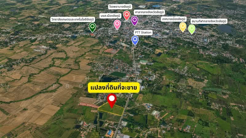 ที่ดินในเมือง ชัยภูมิ, Chaiyaphum, Nai Muang, Muang Chaiyaphum, Chaiyaphum, , 47,532 sqm, Land For Sale, by The Best Property นก, 500383241 - DDproperty.com