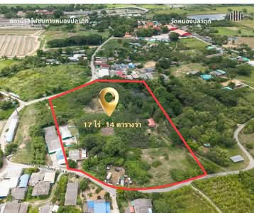 ขาย - ขายที่ดินทำจัดสรร บ้านโป่ง ราชบุรี 17 ไร่ 19 ตร.วา ไร่ละ 850,000 ใกล้สถานีรถไฟหนองปลาดุก, ราชบุรี