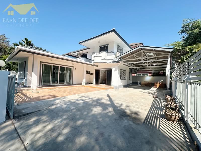 A house for rent near Meechok Plaza, Chiang Mai Rental Price: 26,000 THB/month Property ID: No.5H423, Chiang Mai, Nong Chom, San Sai, Chiang Mai, 4 Bedrooms, 150 sqm, Single Detached House For Rent, by Baandeedee Chiangmai, 500384514 - DDproperty.com