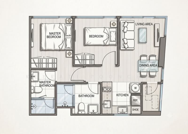 Taka Haus, Bangkok, 99 Soi Ekamai 10, Khlong Tan Nua, Watthana, Bangkok, 2 Bedrooms, 48 sqm, Condo For Sale, by Keerati Poonchai, 500384851 - DDproperty.com