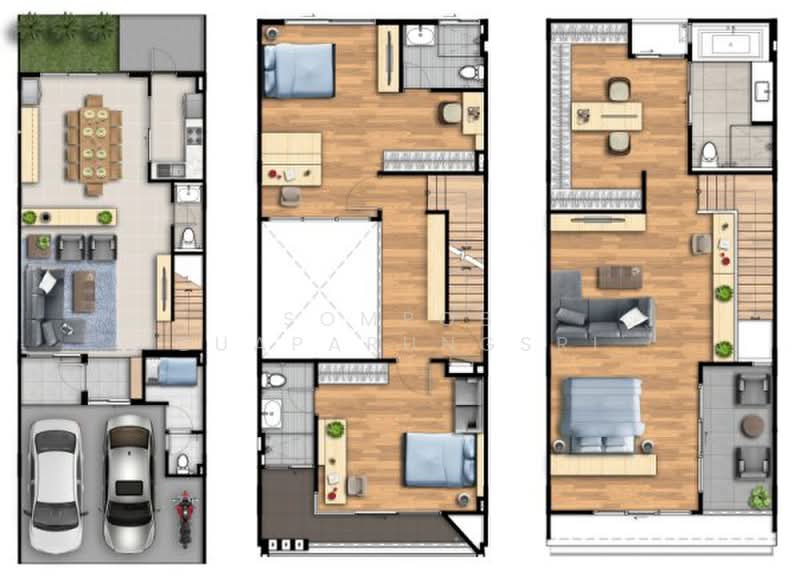 Nirvana Define Srinakarin-Rama 9, Bangkok, Srinakarin - Rom Klao Road, Saphan Sung, Bangkok, 3 Bedrooms, 285 sqm, Townhouse For Rent, by Sompob Buaparungsri, 500384942 - DDproperty.com