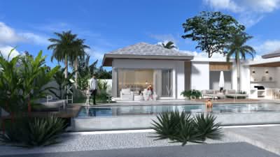ขาย - Exclusive 3BR 3BA Pool Villa For Sale in Premium Gated Community, กระบี่