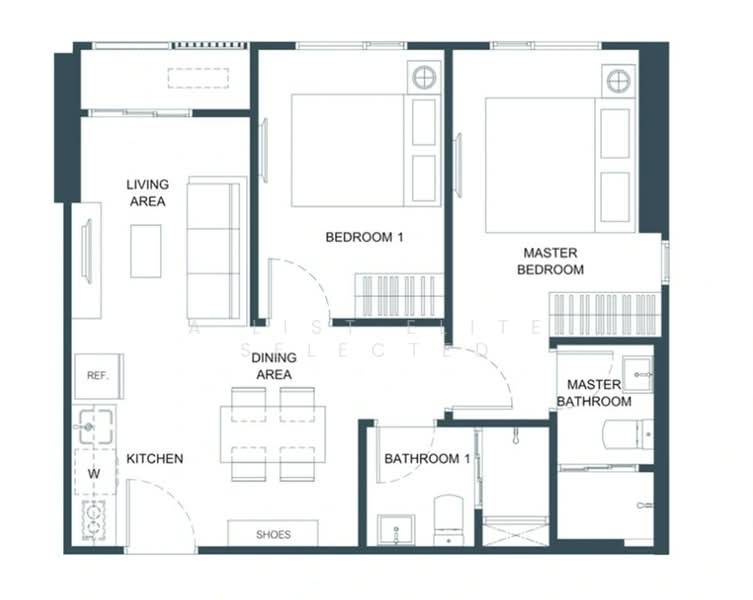 FLO by Sansiri : โฟล บาย แสนสิริ, กรุงเทพ, ถ.สมเด็จเจ้าพระยา, คลองสาน, กรุงเทพ, 51 ตร.ม., คอนโด ขาย, โดย A LIST ELITE SELECTED, 500385079 - DDproperty.com
