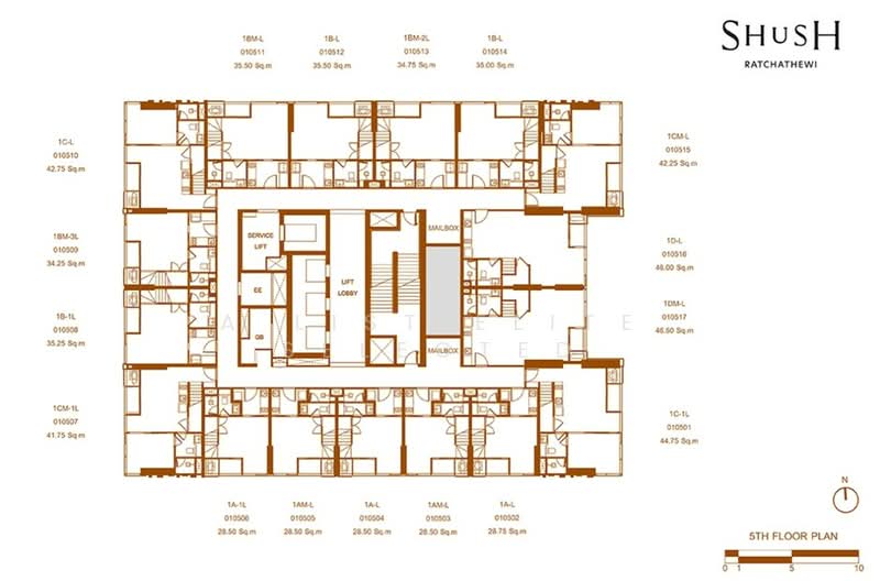 SHUSH Ratchathewi, Bangkok, Phayathai Road, Thung Phaya Thai, Ratchathewi, Bangkok, 1 Bedroom, 46 sqm, Condo For Sale, by A LIST ELITE SELECTED, 500385108 - DDproperty.com