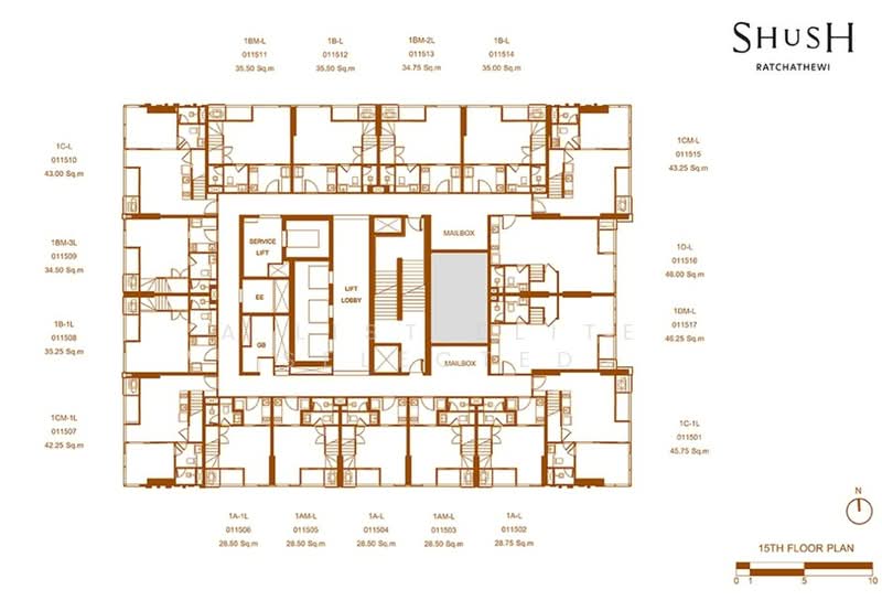 SHUSH Ratchathewi, Bangkok, Phayathai Road, Thung Phaya Thai, Ratchathewi, Bangkok, 1 Bedroom, 41 sqm, Condo For Sale, by A LIST ELITE SELECTED, 500385111 - DDproperty.com