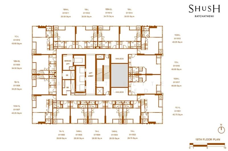 SHUSH Ratchathewi, Bangkok, Phayathai Road, Thung Phaya Thai, Ratchathewi, Bangkok, 2 Bedrooms, 43 sqm, Condo For Sale, by A LIST ELITE SELECTED, 500385113 - DDproperty.com