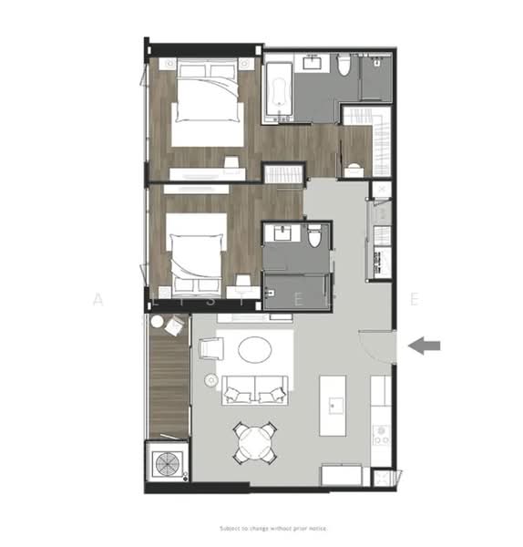 Q1 Sukhumvit, Bangkok, 1 Sukhumvit Road, Khlong Toei, Bangkok, 2 Bedrooms, 96 sqm, Condo For Sale, by A LIST ELITE SELECTED, 500385128 - DDproperty.com