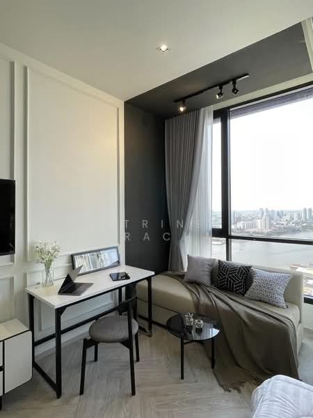 Chapter Charoennakhon–Riverside, Bangkok, Charoennakorn Road, Bang Lam Phu Lang, Khlong San, Bangkok, Studio, 26 sqm, Condo For Rent, by Natrinee Aphirachatanon, 500386322 - DDproperty.com