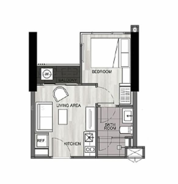The Line Sukhumvit 101, Bangkok, 3009 Sukhumvit 101 Road, Bang Chak, Phra Khanong, Bangkok, 1 Bedroom, 28 sqm, Condo For Sale, by HOME Real Estate Service, 500386875 - DDproperty.com