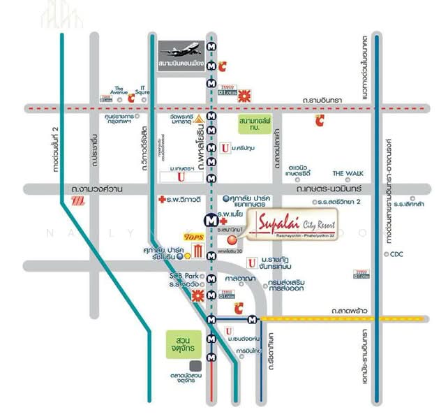 Supalai City Resort Ratchayothin-Phaholyothin 32 : ศุภาลัย ซิตี้ รีสอร์ท รัชโยธิน - พหลโยธิน 32, กรุงเทพ, ถ.เสนานิคม1, จันทรเกษม, จตุจักร, กรุงเทพ, 65 ตร.ม., คอนโด ให้เช่า, โดย Natlyn Kongsapook, 500386928 - DDproperty.com