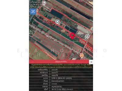 ขาย - ผังสีม่วงแปลงใหญ่ ใกล้ศูนย์พัฒนาเด็กเล็กวัดนิยมยาตรา, สมุทรปราการ