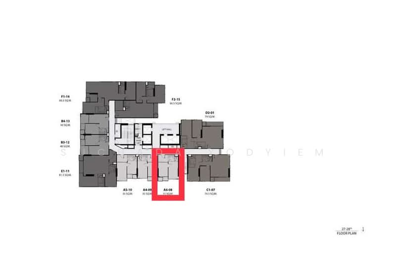 Rhythm Ekkamai Estate, Bangkok, Soi Sukhumvit 63, Khlongtoei Nua, Watthana, Bangkok, 1 Bedroom, 35 sqm, Condo For Sale, by Suchada Yodyiem, 500389507 - DDproperty.com