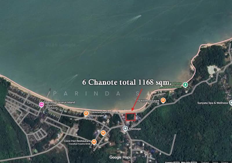Beachfront Land Plot for Sale on Coconut Island, Phuket, Phuket, Ko Kaeo, Muang Phuket, Phuket, , 1,968 sqm, Land For Sale, by Parinda Sane, 500390371 - DDproperty.com