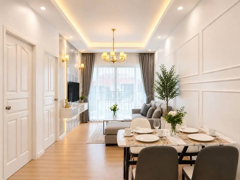 Beautiful 2 Bed Fully Furnished Semi-Detached Home for Only 2.99 MB, Chon Buri (Pattaya), Soi Suk Som Boon, Nong Pla Lai, Bang Lamung (Pattaya), Chon Buri (Pattaya), 2 Bedrooms, 120 sqm, Single Detached House For Sale, by Siwas Thepphabut, 500390616 - DDproperty.com