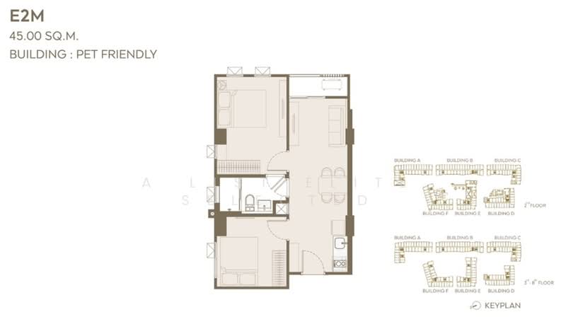ASPIRE Sukhumvit 103 : แอสปาย สุขุมวิท 103, กรุงเทพ, บางนาเหนือ, บางนา, กรุงเทพ, 45 ตร.ม., คอนโด ขาย, โดย A LIST ELITE SELECTED, 500390818 - DDproperty.com