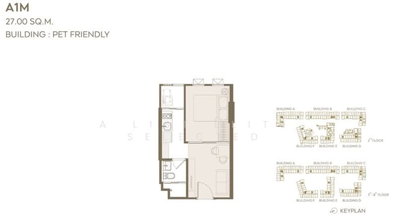 ASPIRE Sukhumvit 103 : แอสปาย สุขุมวิท 103, กรุงเทพ, บางนาเหนือ, บางนา, กรุงเทพ, 27 ตร.ม., คอนโด ขาย, โดย A LIST ELITE SELECTED, 500390820 - DDproperty.com