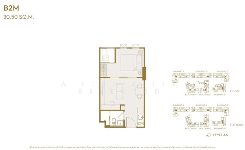 ASPIRE Sukhumvit 103, Bangkok, Bang Na Nuea, Bang Na, Bangkok, 1 Bedroom, 31 sqm, Condo For Sale, by A LIST ELITE SELECTED, 500390821 - DDproperty.com