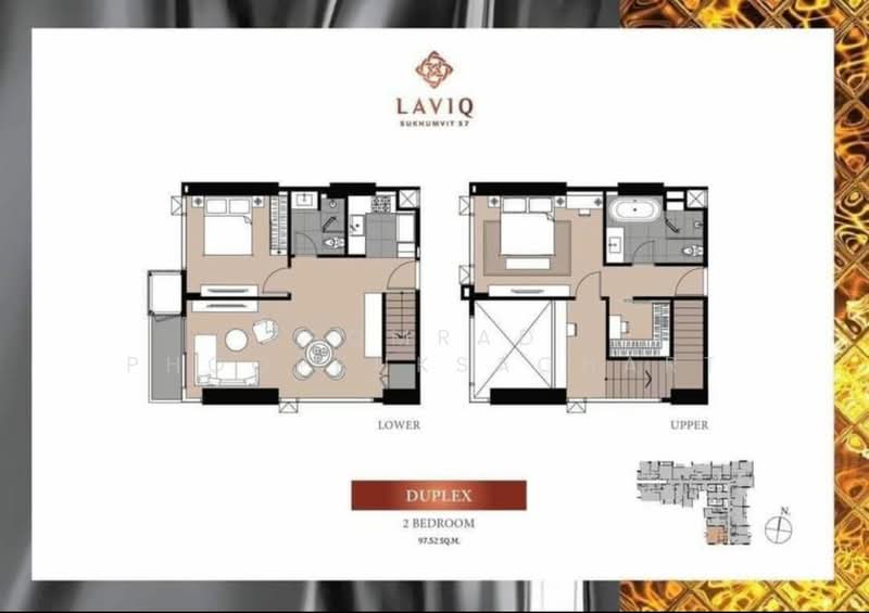 LAVIQ Sukhumvit 57, Bangkok, Soi Sukhumvit 57, Sukhumvit Road, Khlong Tan Nua, Watthana, Bangkok, 2 Bedrooms, 98 sqm, Condo For Sale, by Somrad Phoopruksachart, 500391215 - DDproperty.com