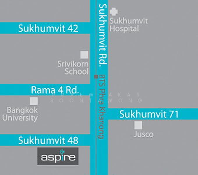 Aspire Sukhumvit 48, Bangkok, Sukhumvit Road, Phra Kanong, Khlong Toei, Bangkok, 1 Bedroom, 32 sqm, Condo For Rent, by Praewpakar Soontawong, 500391563 - DDproperty.com