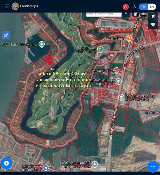 Lowest price in the project! Vacant land in Royal Lakeside Golf Course, Bang Pakong., Chachoengsao, Tha Kham, Bang Pakong, Chachoengsao, , 1,520 sqm, Land For Sale, by Thidarat Chaijumroonpun, 500391808 - DDproperty.com