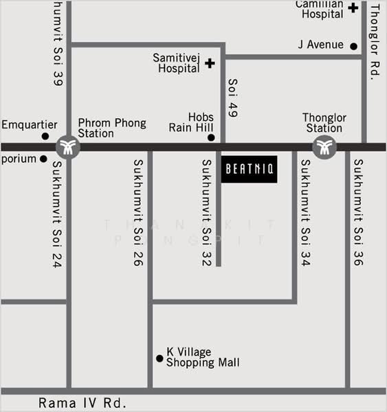 BEATNIQ Sukhumvit 32, Bangkok, Soi Sukhumvit 32, Sukhumvit Road, Khong Tan, Khlong Toei, Bangkok, 1 Bedroom, 55 sqm, Condo For Rent, by Thanakit Pongpit, 500392098 - DDproperty.com