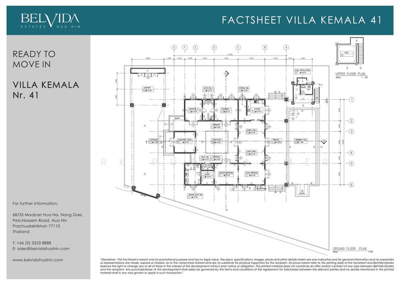 BelVida Estates Hua Hin, ประจวบคีรีขันธ์, 68/35 Mooban Hua Na, Petchkasem Road, หนองแก, หัวหิน, ประจวบคีรีขันธ์, 172 ตร.ม., วิลล่า ขาย, โดย Mark Puttkammer, 500393007 - DDproperty.com